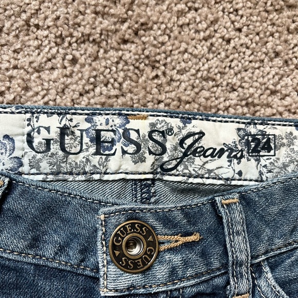 Guess Jean Mini-Skirt, Size 24, Like New Great Condition - Picture 2 of 5